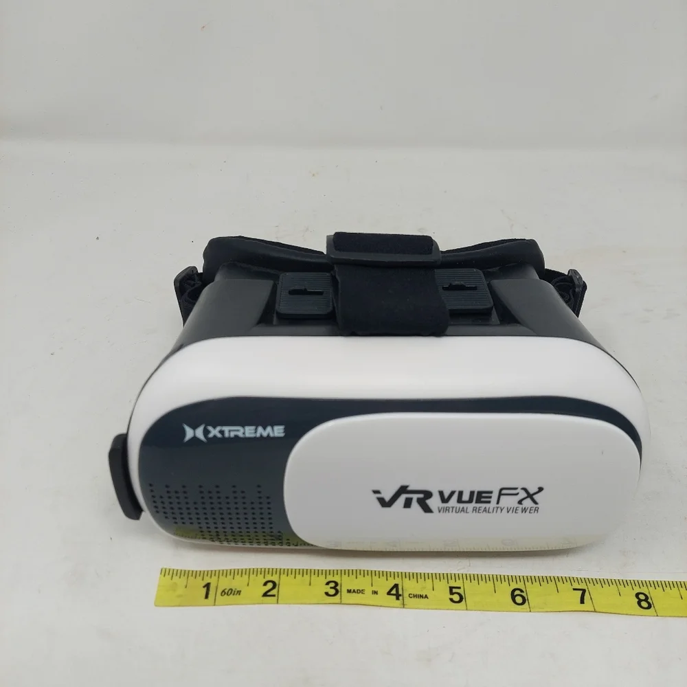 Xtreme Vr Vue Fx Virtual Reality Viewer Cell Phone Holder Headset White Black